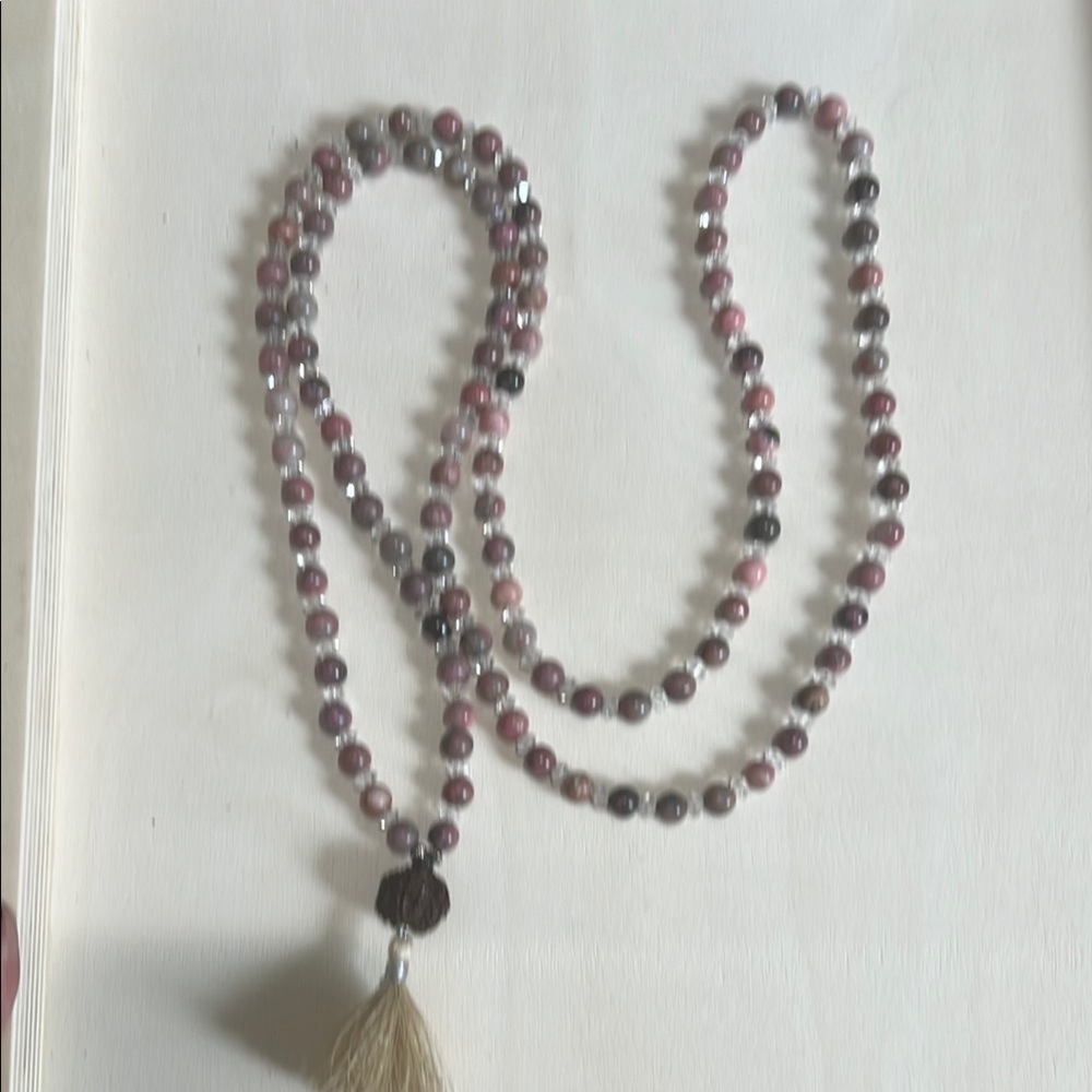Rhodonite Mala Beads